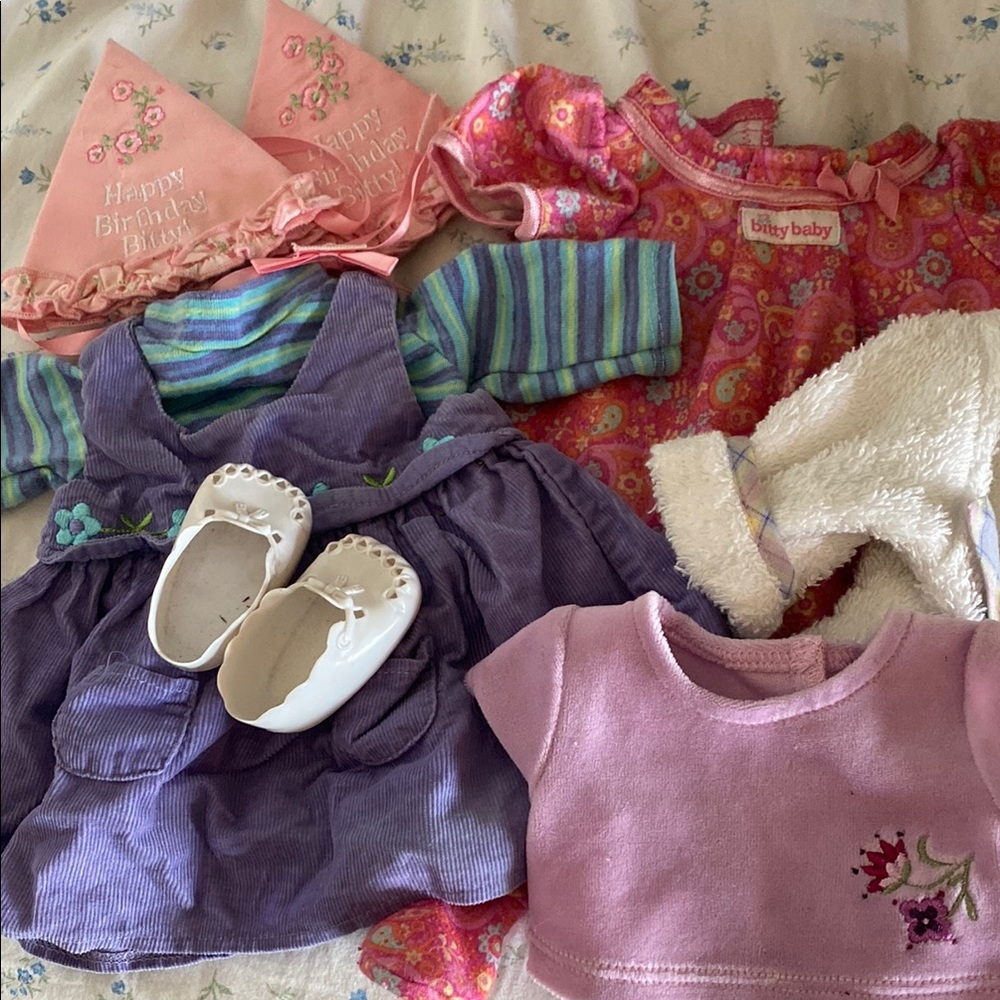 American Girl Doll Clothes Set - Pink, Purple, White